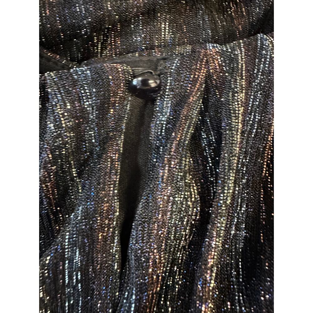 Mi Ami Metallic Shimmer Mini Dress L 2010s‎ Party Clubcore Rainbow - Picture 9 of 12